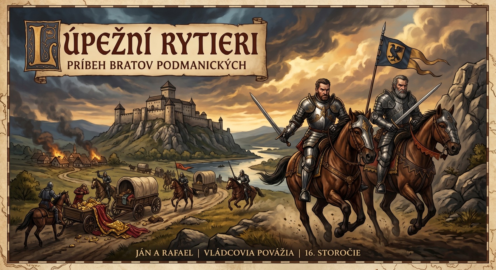 Ilustrácia legendy Margita a Besná